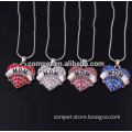 Jewelry wholesale MOM diamond heart-shaped Crystal pendant necklace alloy jewelry pendant